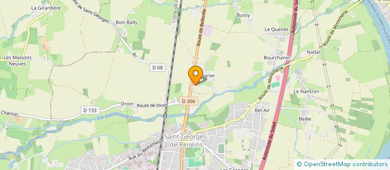 localisation de l'entreprise MONSIEUR DAVID CARA  SAINT-GEORGES-DE-RENEINS