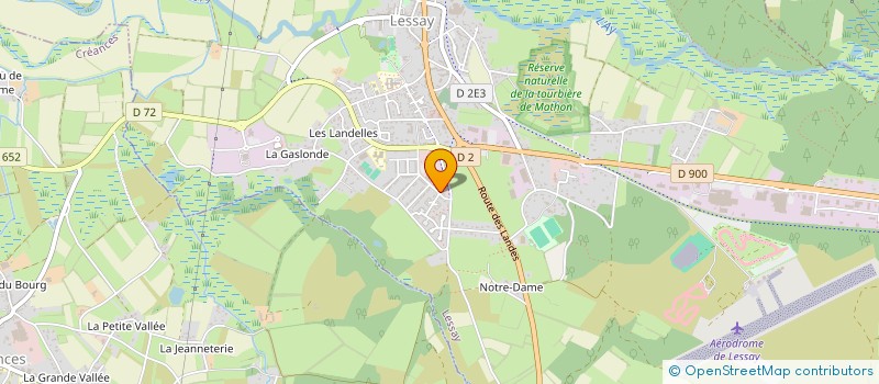 localisation de l'entreprise MONSIEUR DAVID CARBONNEL  LESSAY