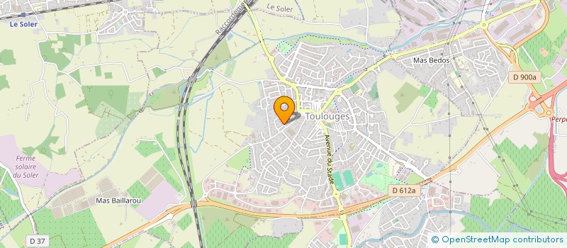 localisation de l'entreprise MONSIEUR DAVID CARDENIA  TOULOUGES