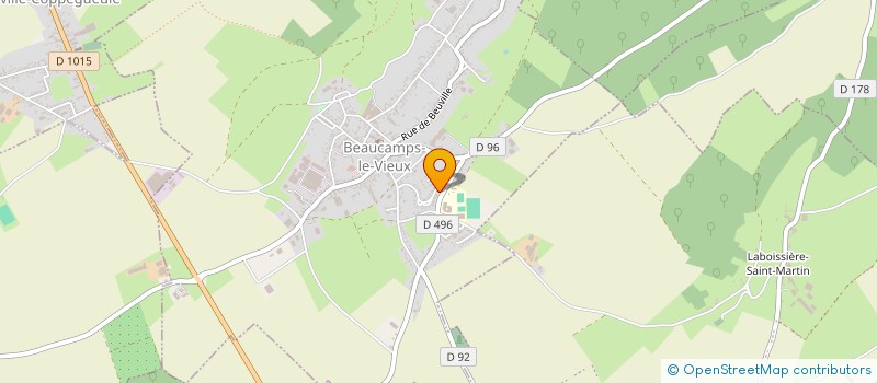 localisation de l'entreprise MONSIEUR DAVID CARDON  BEAUCAMPS-LE-VIEUX