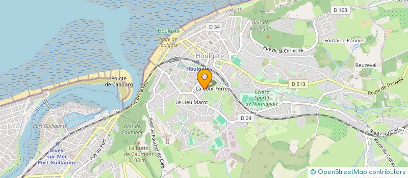 localisation de l'entreprise MONSIEUR DAVID CARDON  HOULGATE