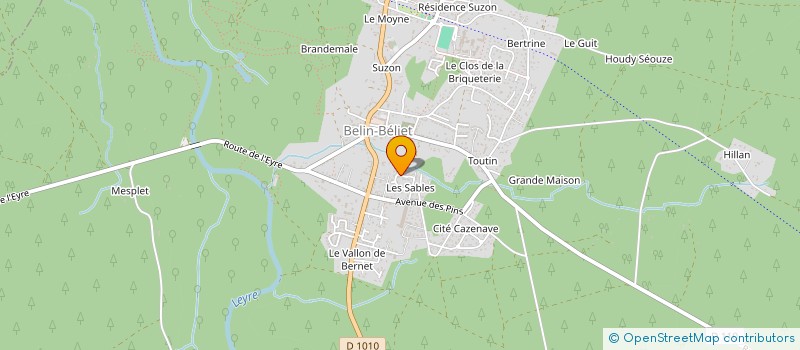 localisation de l'entreprise MONSIEUR DAVID CARDOSO à BELIN-BELIET