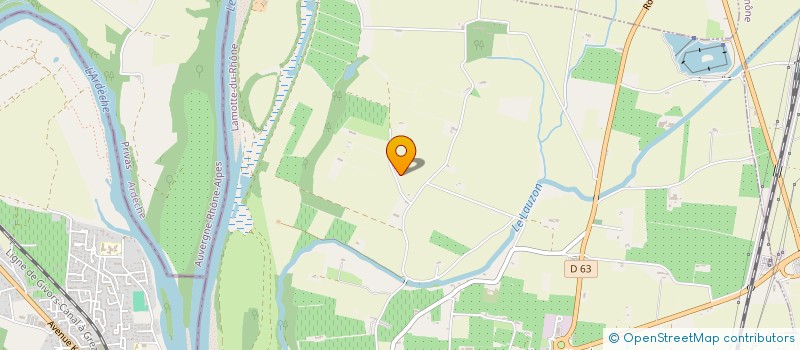 localisation de l'entreprise MONSIEUR DAVID CAREGNATO  LAMOTTE-DU-RHONE