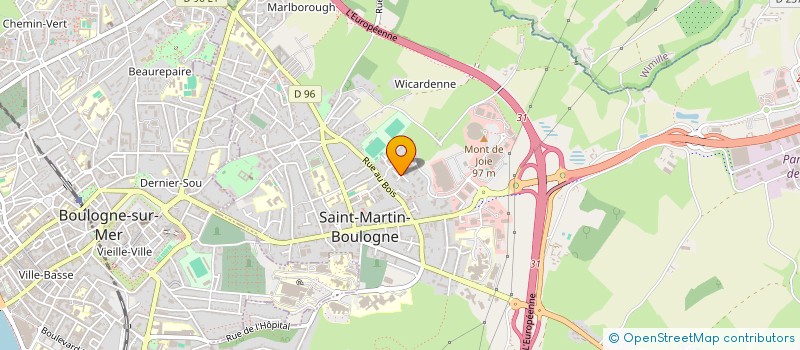 localisation de l'entreprise MONSIEUR DAVID CARIOU à SAINT-MARTIN-BOULOGNE