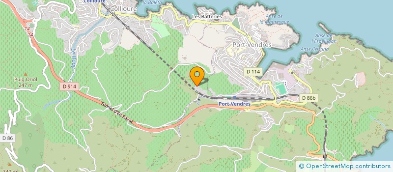 localisation de l'entreprise MONSIEUR DAVID CARLIER  COLLIOURE