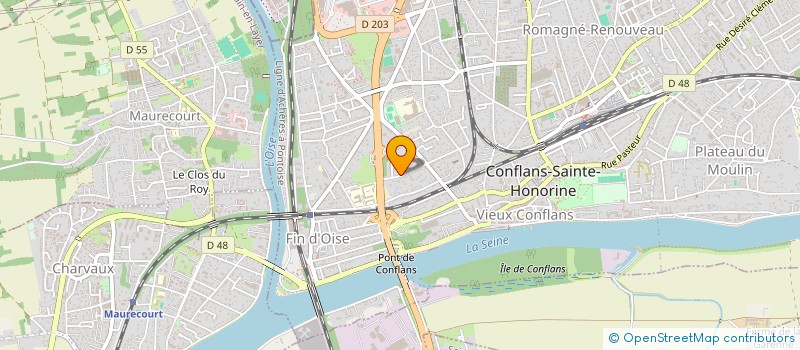 localisation de l'entreprise MONSIEUR DAVID CARLOS LOPES DO CARMO  CONFLANS-SAINTE-HONORINE