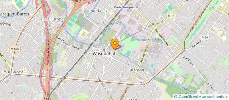 localisation de l'entreprise MONSIEUR DAVID CARLU  WASQUEHAL