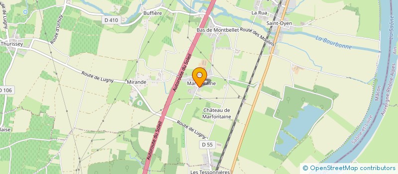 localisation de l'entreprise MONSIEUR DAVID CARNEIRO DA SILVA  MONTBELLET