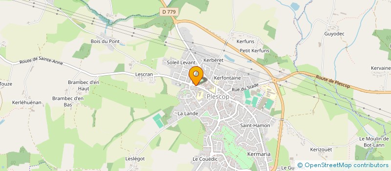 localisation de l'entreprise MONSIEUR DAVID CARNET  PLESCOP