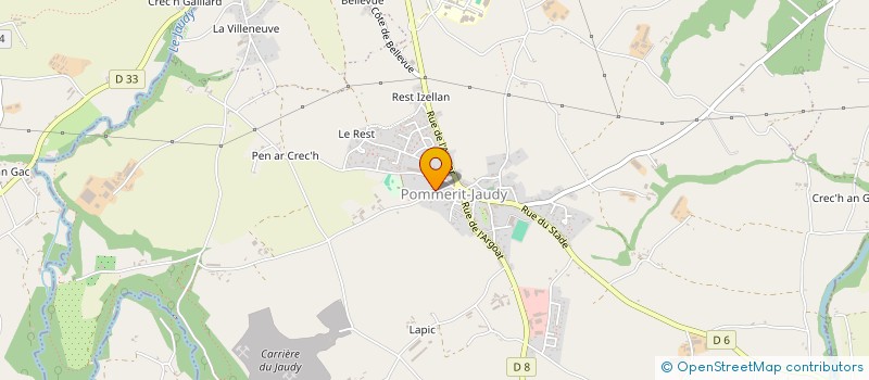 localisation de l'entreprise MONSIEUR DAVID CAROFF  LA ROCHE-JAUDY