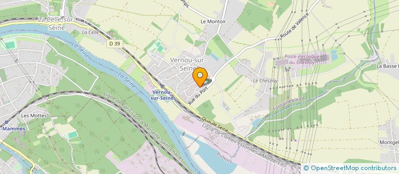 localisation de l'entreprise MONSIEUR DAVID CARON  VERNOU-LA-CELLE-SUR-SEINE