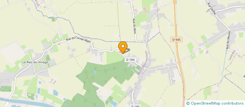 localisation de l'entreprise MONSIEUR DAVID CARON  MONT-BERNANCHON