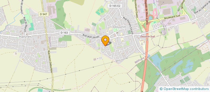 localisation de l'entreprise MONSIEUR DAVID CARPENTIER  DOUVRIN