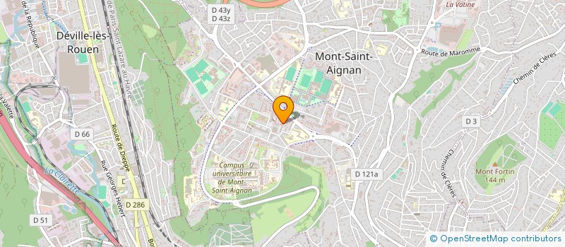 localisation de l'entreprise MONSIEUR DAVID CARREAU  MONT-SAINT-AIGNAN