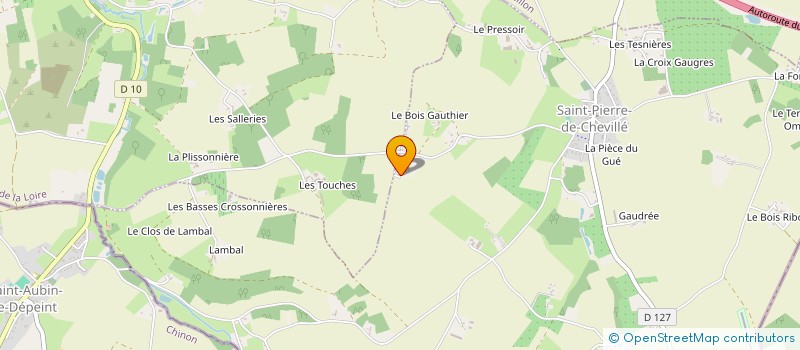 localisation de l'entreprise MONSIEUR DAVID CARRETTE  SAINT-PIERRE-DE-CHEVILLE