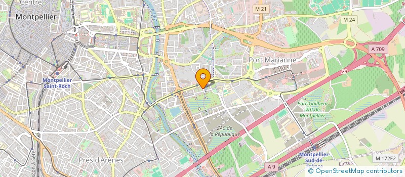 localisation de l'entreprise MONSIEUR DAVID CARTOUX  MONTPELLIER