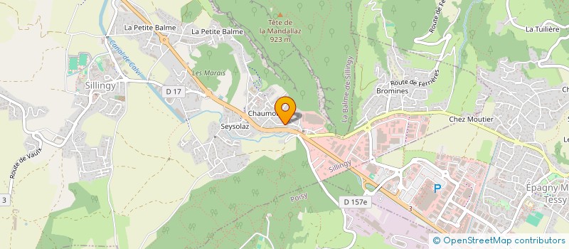 localisation de l'entreprise MONSIEUR DAVID CASCO CONTRERAS  SILLINGY