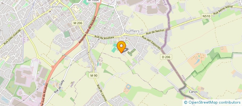 localisation de l'entreprise MONSIEUR DAVID CASSETTE  TOUFFLERS