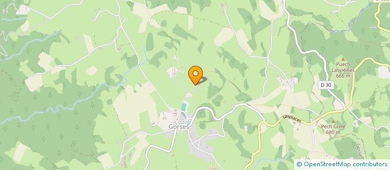 localisation de l'entreprise MONSIEUR DAVID CASSSAGNE  GORSES