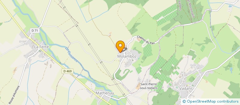 localisation de l'entreprise MONSIEUR DAVID CASTAGNET  MOLAMBOZ