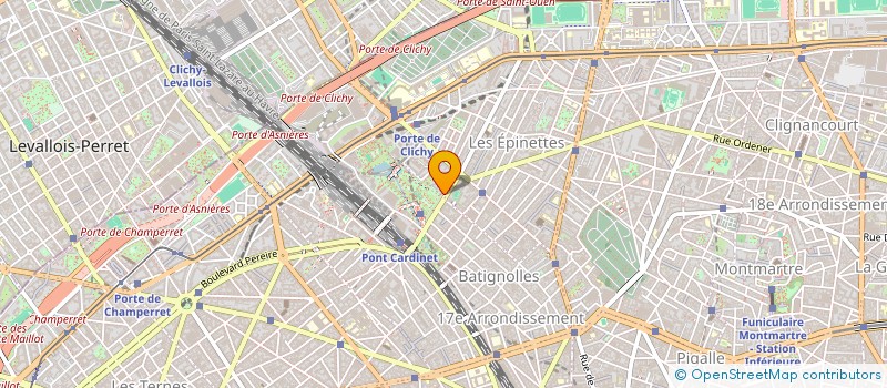 localisation de l'entreprise MONSIEUR DAVID CASTEL  PARIS