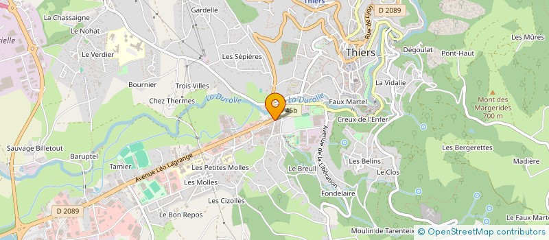 localisation de l'entreprise MONSIEUR DAVID CASTILLO à THIERS