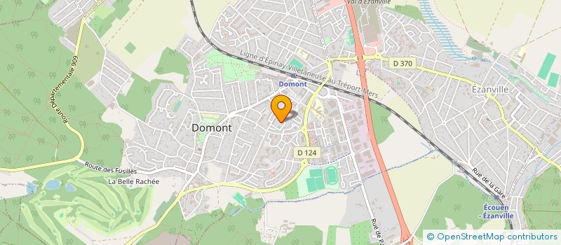 localisation de l'entreprise MONSIEUR DAVID CASTRO  DOMONT