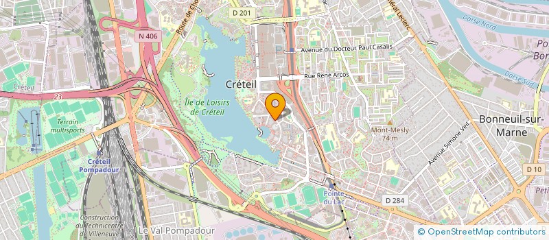 localisation de l'entreprise MONSIEUR DAVID CASTRO  CRETEIL