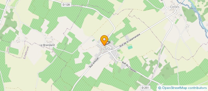 localisation de l'entreprise MONSIEUR DAVID CATARINO  LONZAC