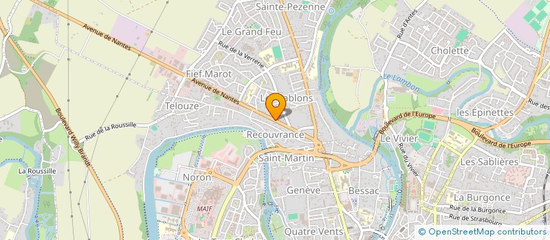 localisation de l'entreprise MONSIEUR DAVID CATHELIN à NIORT