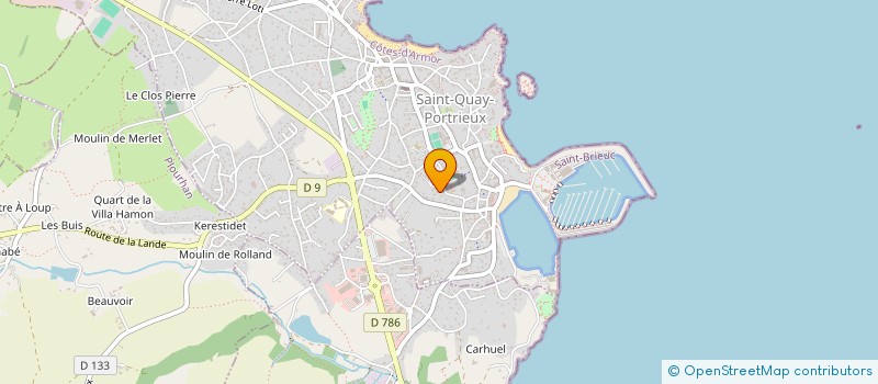 localisation de l'entreprise MONSIEUR DAVID CAU  TREVENEUC