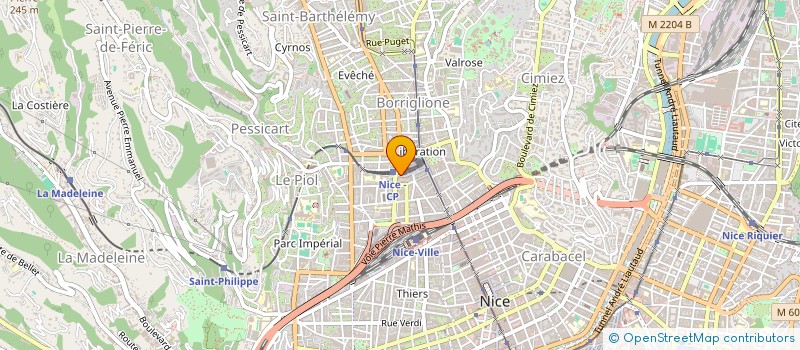 localisation de l'entreprise MONSIEUR DAVID CAUCHY à NICE