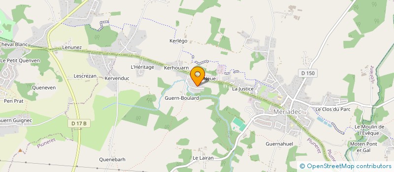 localisation de l'entreprise MONSIEUR DAVID CAUDAL  PLUNERET