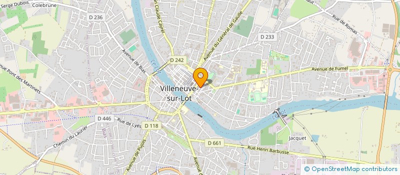 localisation de l'entreprise MONSIEUR DAVID CAUMONT  VILLENEUVE-SUR-LOT