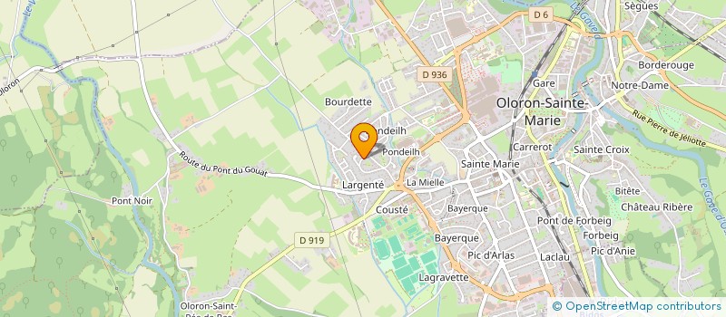 localisation de l'entreprise MONSIEUR DAVID CAUSSE  OLORON-SAINTE-MARIE