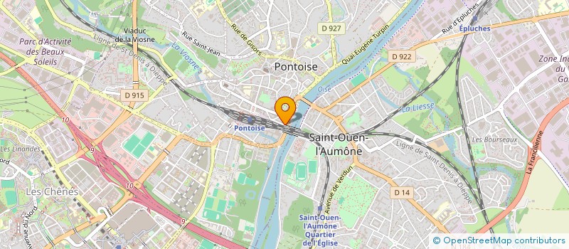 localisation de l'entreprise MONSIEUR DAVID CAVO  PONTOISE