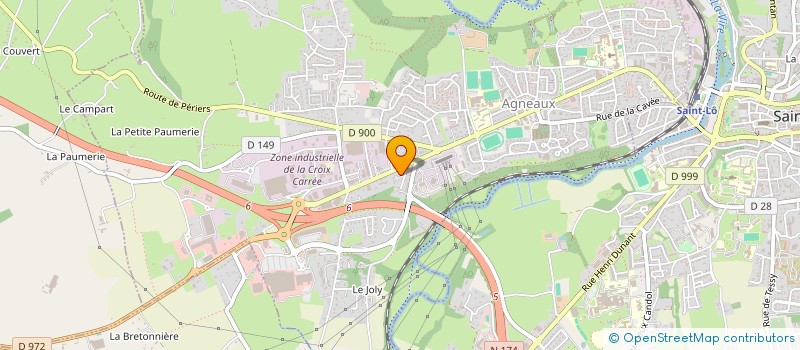 localisation de l'entreprise MONSIEUR DAVID CAZEAUD  AGNEAUX