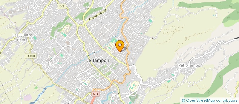 localisation de l'entreprise MONSIEUR DAVID CECILE  LE TAMPON