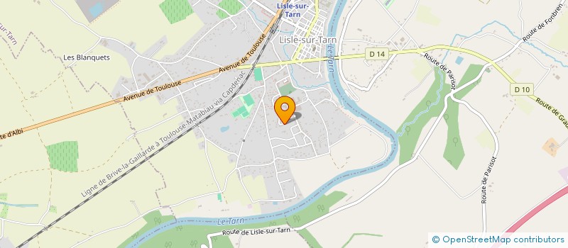 localisation de l'entreprise MONSIEUR DAVID CEP à LISLE-SUR-TARN
