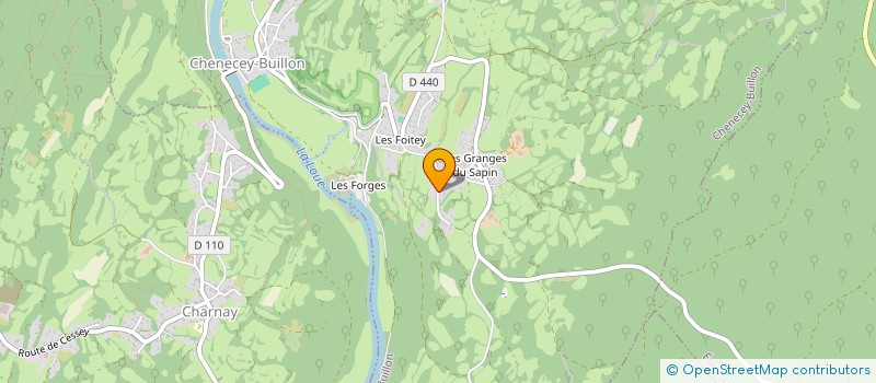 localisation de l'entreprise MONSIEUR DAVID CERCHIARO à CHENECEY-BUILLON