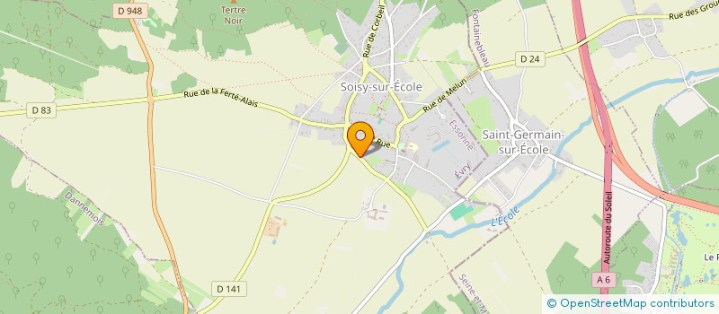 localisation de l'entreprise MONSIEUR DAVID CERQUEIRA FERNANDES  SOISY-SUR-ECOLE