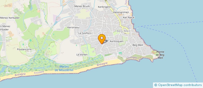 localisation de l'entreprise MONSIEUR DAVID CESSAC à FOUESNANT