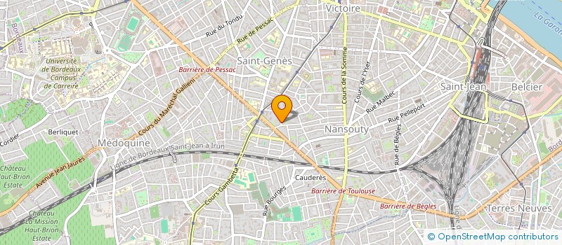 localisation de l'entreprise MONSIEUR DAVID CETRAN  BORDEAUX