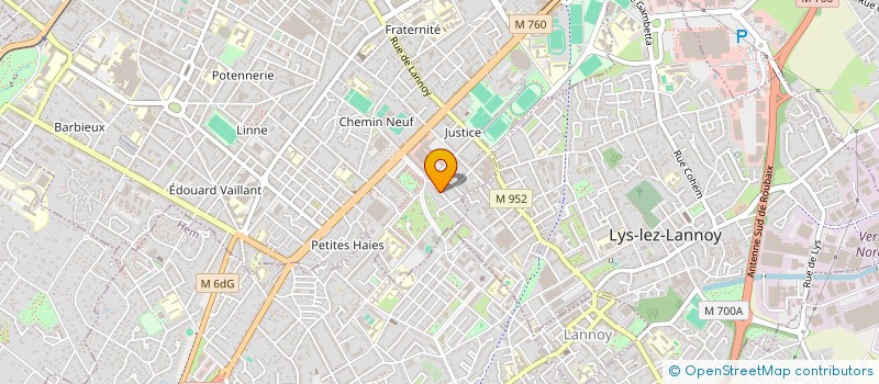 localisation de l'entreprise MONSIEUR DAVID CHABON  ROUBAIX