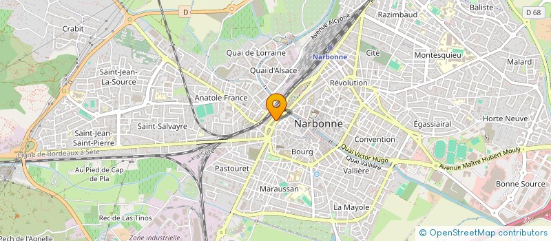 localisation de l'entreprise MONSIEUR DAVID CHABOSEAU à NARBONNE