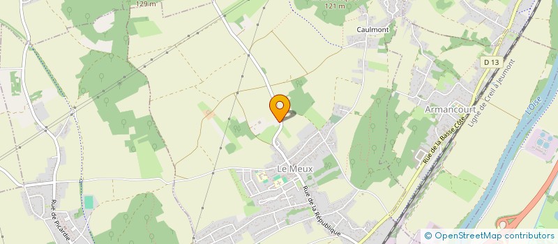 localisation de l'entreprise MONSIEUR DAVID CHAGRELLE  LE MEUX