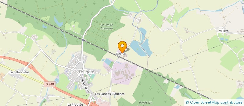 localisation de l'entreprise MONSIEUR DAVID CHAILLOT  FOUGERE