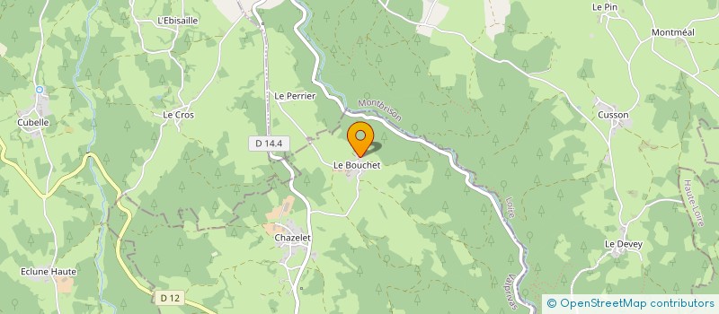 localisation de l'entreprise MONSIEUR DAVID CHAIZE  VALPRIVAS