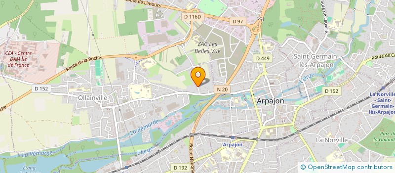 localisation de l'entreprise MONSIEUR DAVID CHALOT  OLLAINVILLE