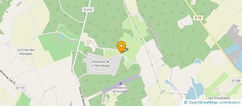 localisation de l'entreprise MONSIEUR DAVID CHALUMEAU  LOIRE-AUTHION